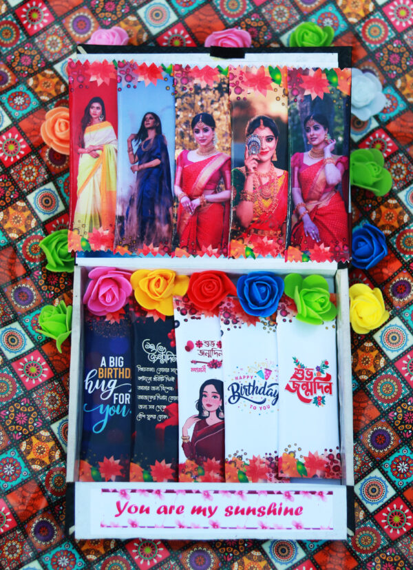 Birthday 10 (5 customize + Regular Customized Chocolate Box Picture
